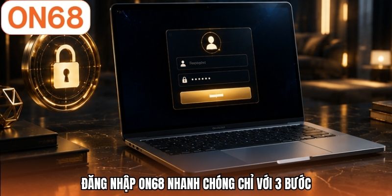 Đăng nhập ON68 nhanh chóng chỉ với 3 bước